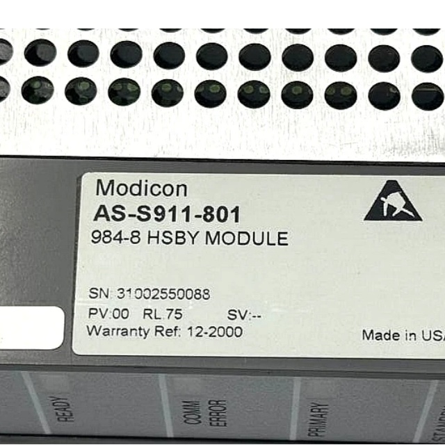 Schneider AS-S911-801 Hot Standby Processor Module