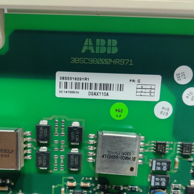 ABB DSAX 110A 3BSE018291R1 Analog Input / Output Board