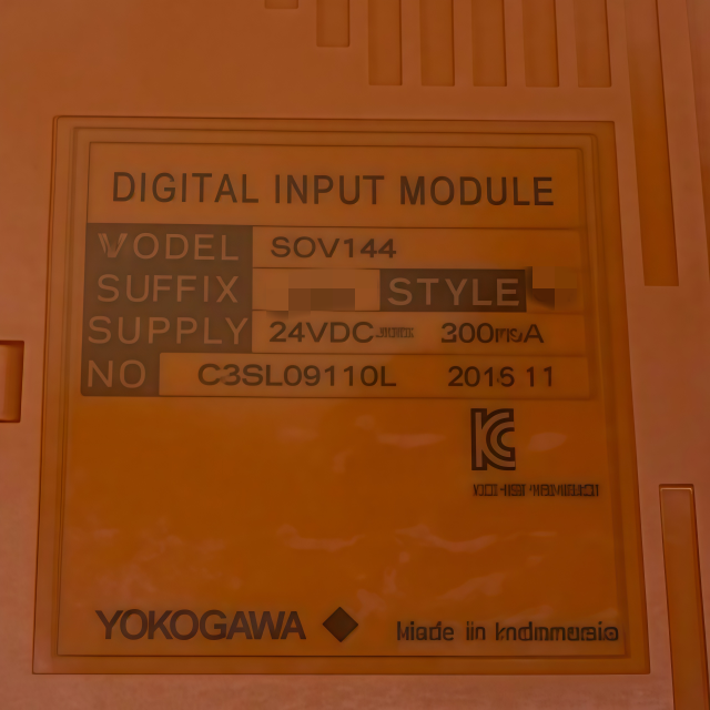 Yokogawa SDV144-S53 Digital Input Module