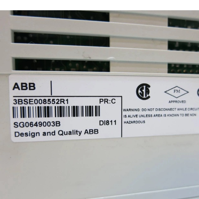 ABB DI811 3BSE008552R1 Digital Input Module