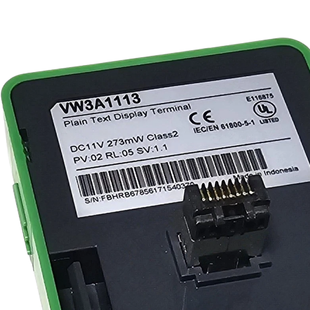 Schneider VW3A1113 Plain Text Display Terminal