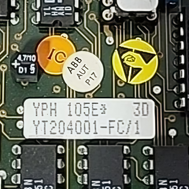 ABB YPH105E YT204001-FC DIGITAL SPEED INPUT BOARD