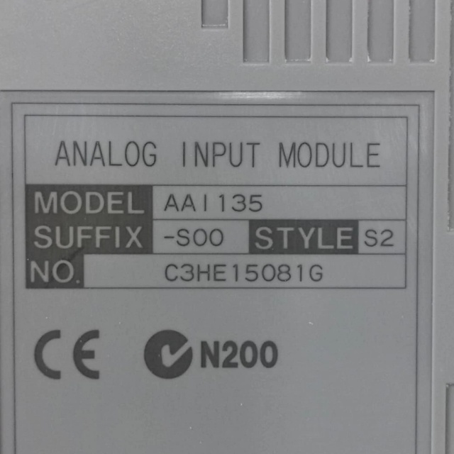 Yokogawa AAI135-S00 Analog Input Module