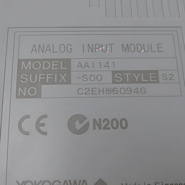 Yokogawa AAI141-S00 Analog I/O Module