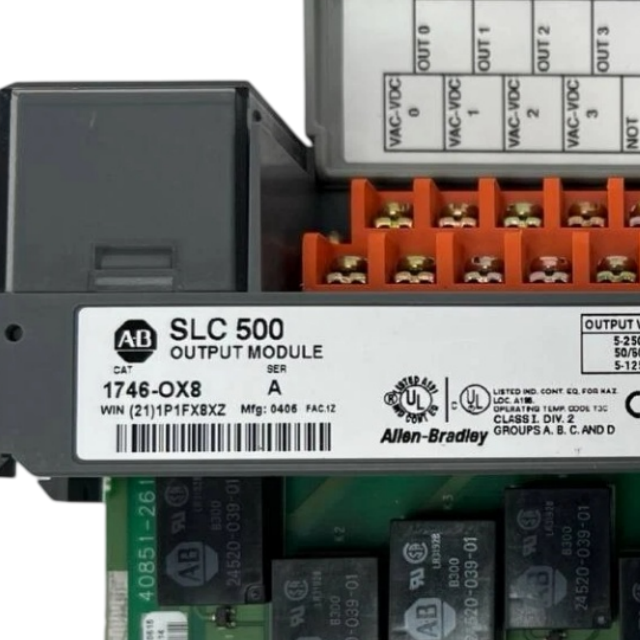 Allen Bradley 1746-OX8 8-point isolated relay output module