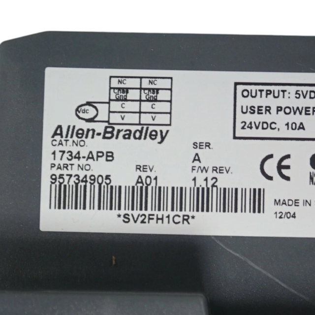 Allen Bradley 1734-APB POINT I/O Profibus-DP Network Adapter