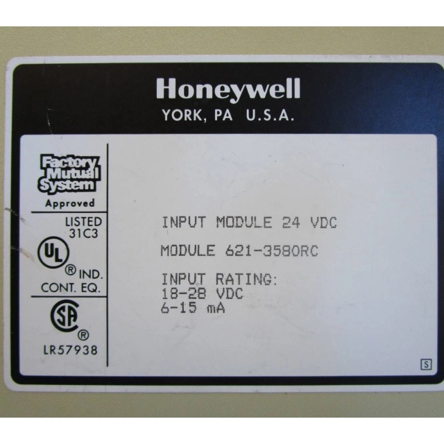 Honeywell 621-3580RC INPUT MODULE