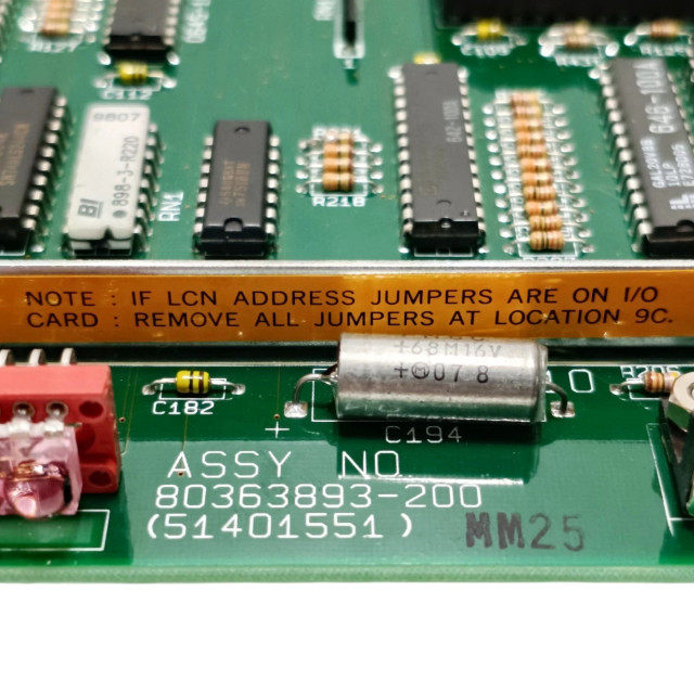 Honeywell 80363893-200 PLC Card