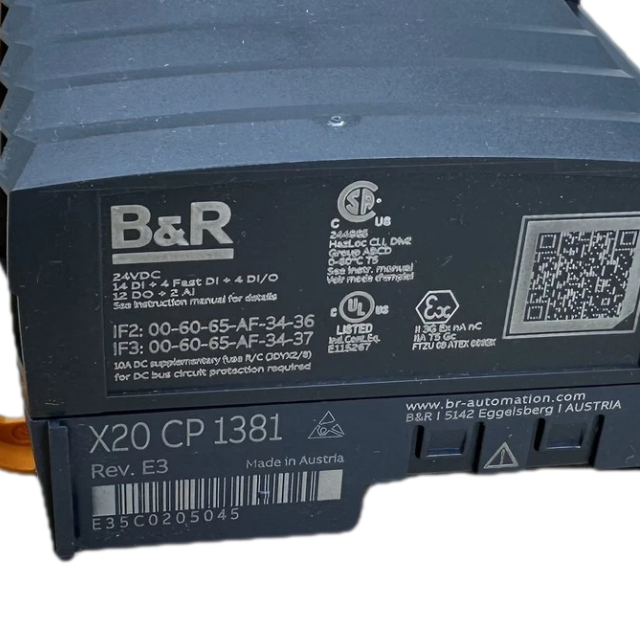 B&R X20CP1381 Compact Controller Unit
