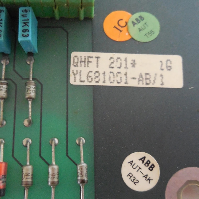 ABB QHFT201 YL681001-AB TACHO TERMINAL BOARD