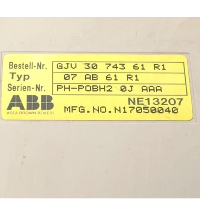ABB 07AB61R1 GJV3074361R1 Binary output board