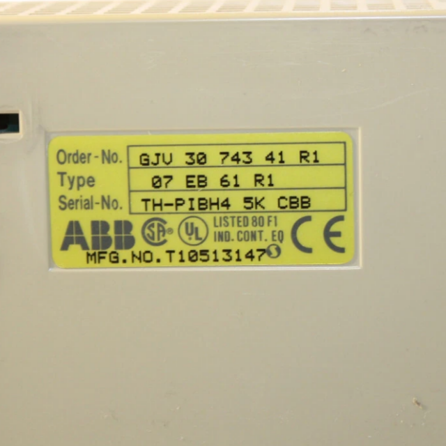 ABB 07EB61R1 GJV3074341R1 BINARY INPUT MODULE