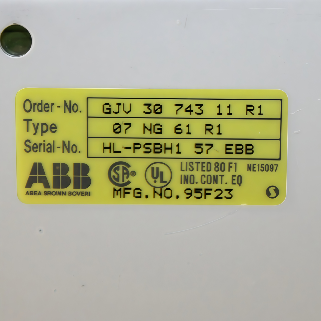 ABB 07NG61 GJV3074311R1 Power Supply