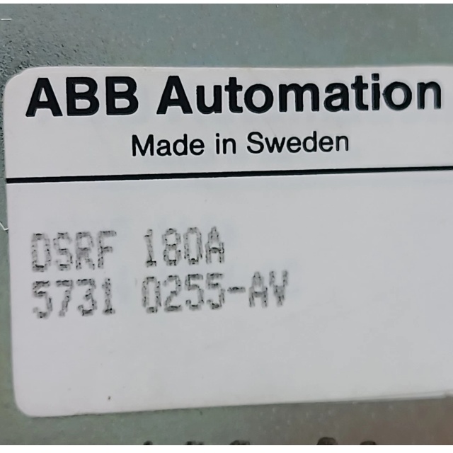 ABB DSRF180A 57310255-AV Equipment Frame Board