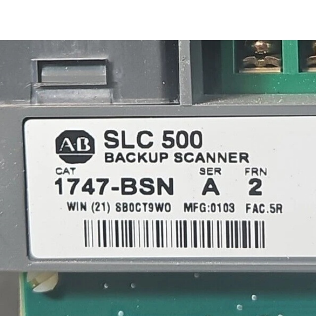 Allen Bradley 1747-BSN SLC 500 Processor Backup Scanner Module