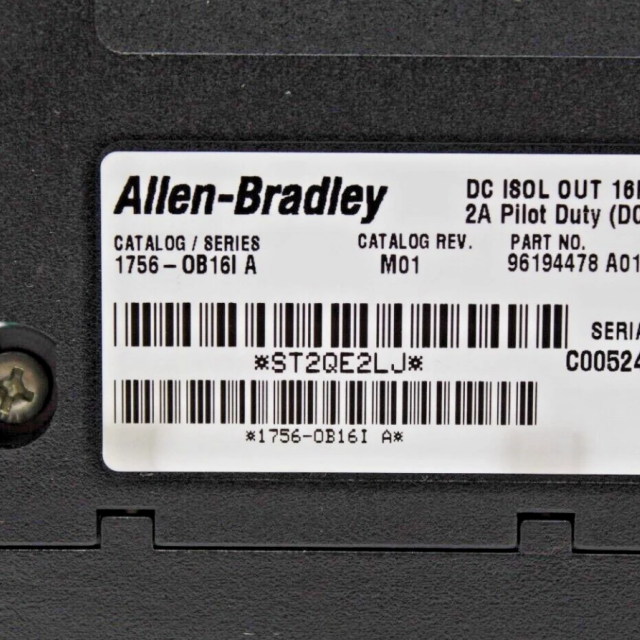 Allen Bradley 1756-OB16I SER A ControlLogix 16 Pt D/O Module