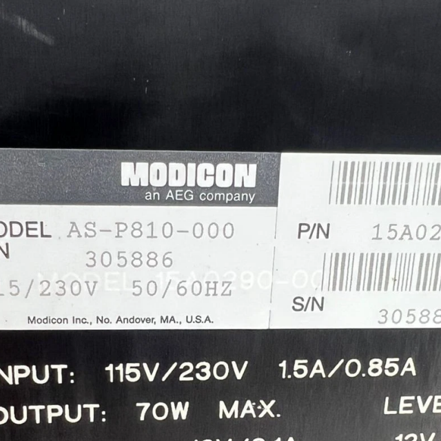 Schneider AS-P810-000 Power Supply