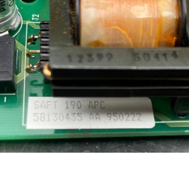 ABB SAFT 190 APC 58130435 POWER CONNECTION CIRCUIT BOARD