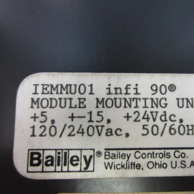 ABB IEMMU01 Module Mounting Unit