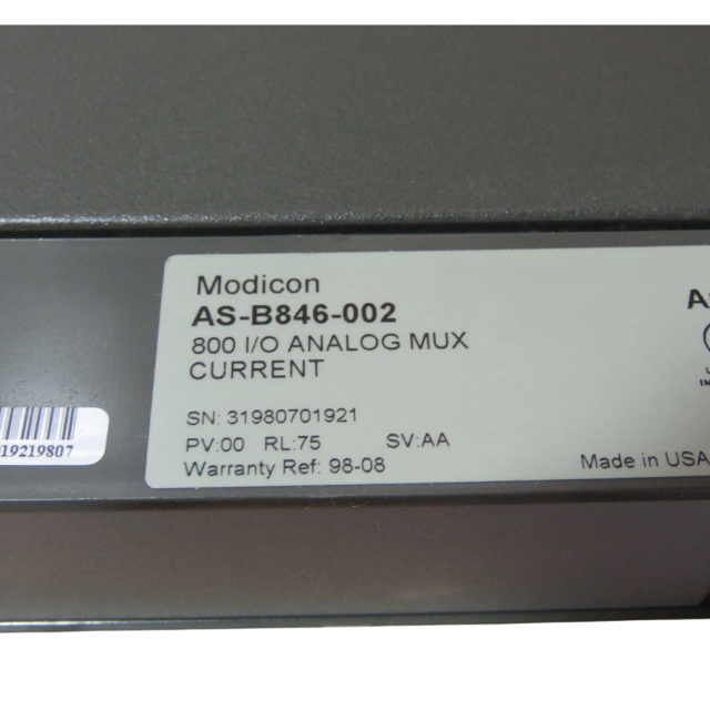 Schneider AS-B846-002 ANALOG MODULE