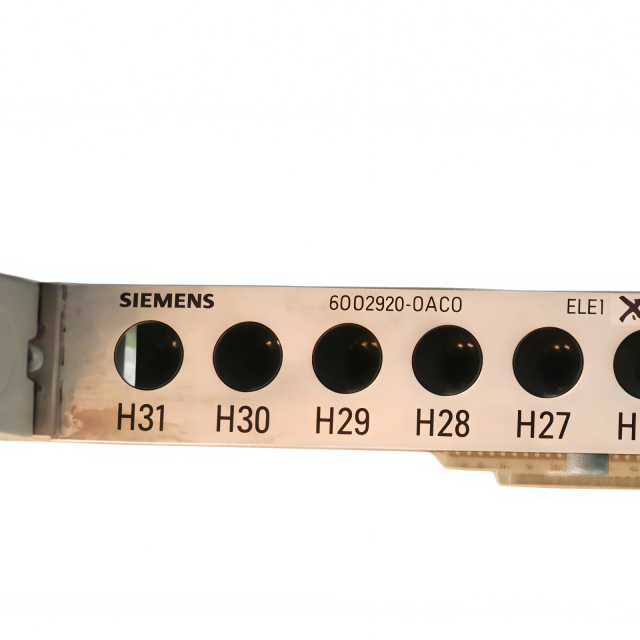Siemens 6DD2920-0AC0 INTERFACE MODULE