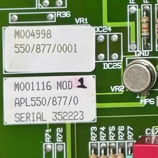 Emerson Ovation APL550/877/0 16 Channel Digital Output Board
