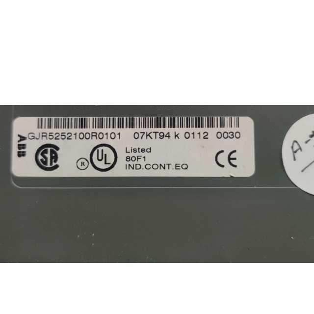 ABB 07KT94 GJR5252100R0101 Controller Unit