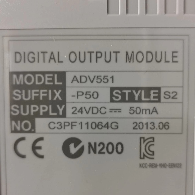 Yokogawa ADV551-P50 Digital Input Module