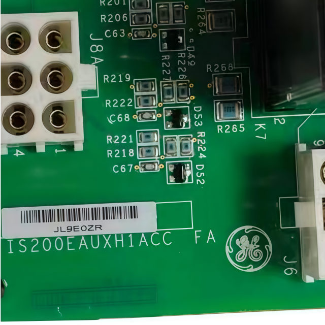 GE IS200EAUXH1A Exciter Auxiliary I/O Interface board