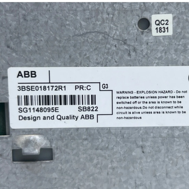 ABB SB822 3BSE018172R1 Rechargeable Battery Unit