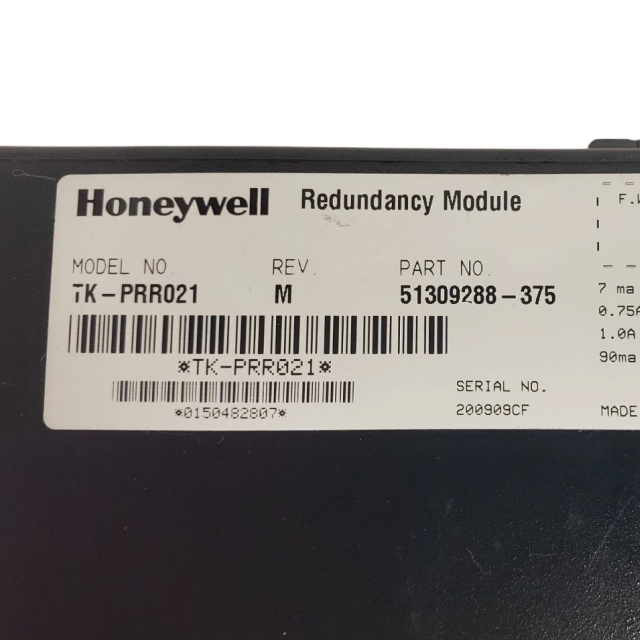 Honeywell TK-PRR021 51309288-375 Redundancy Module